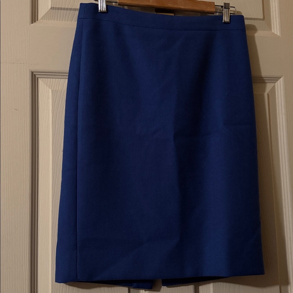 J. Crew NO. 2 Pencil Royal Blue Skirt